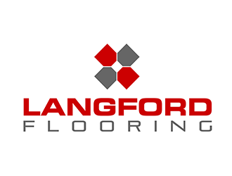 Langford Flooring logo design by 3Dlogos