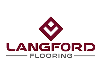 Langford Flooring logo design by 3Dlogos