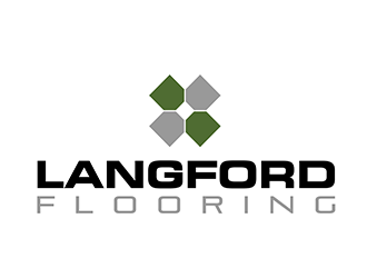Langford Flooring logo design by 3Dlogos