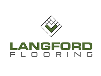 Langford Flooring logo design by 3Dlogos
