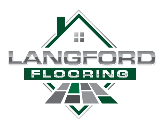 Langford Flooring logo design by REDCROW