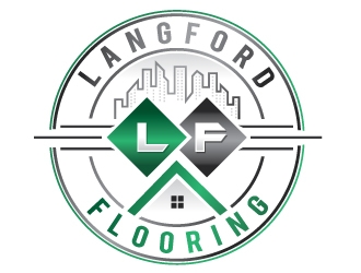 Langford Flooring logo design by REDCROW