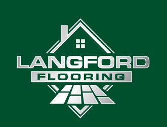 Langford Flooring logo design by REDCROW