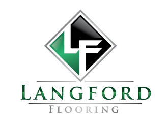 Langford Flooring logo design by REDCROW