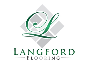 Langford Flooring logo design by REDCROW