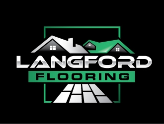 Langford Flooring logo design by REDCROW