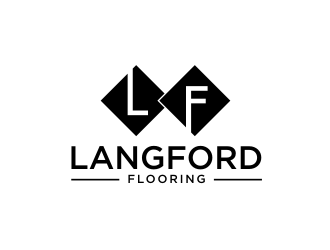 Langford Flooring logo design by Barkah