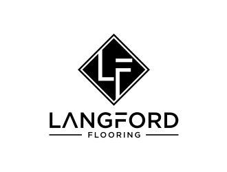 Langford Flooring logo design by Barkah