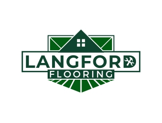 Langford Flooring logo design by zubi