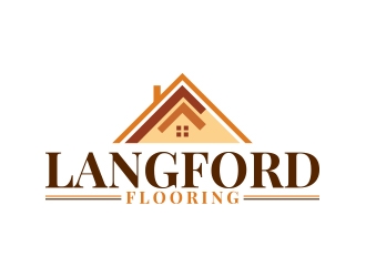 Langford Flooring logo design by zubi