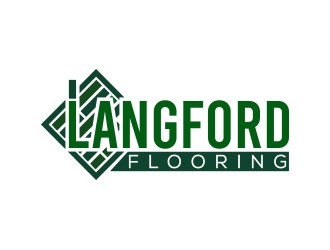 Langford Flooring logo design by zubi