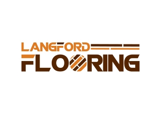 Langford Flooring logo design by zubi