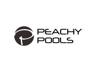 Peachy Pools logo design by ammad