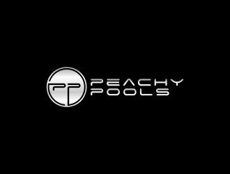Peachy Pools logo design by checx