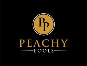 Peachy Pools logo design by asyqh