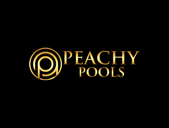 Peachy Pools logo design by luckyprasetyo