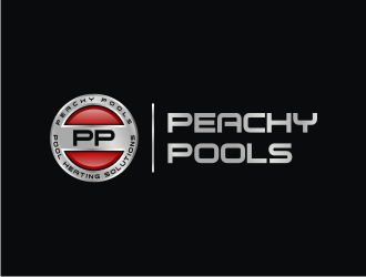 Peachy Pools logo design by R-art