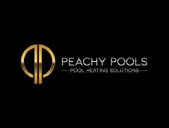 Peachy Pools logo design by usef44