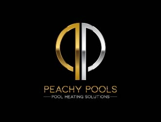 Peachy Pools logo design by usef44