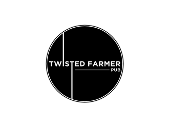 Twisted Farmer Pub logo design by johana