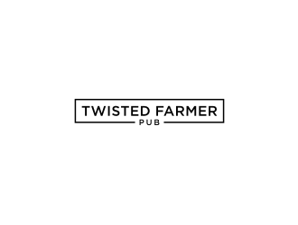 Twisted Farmer Pub logo design by johana