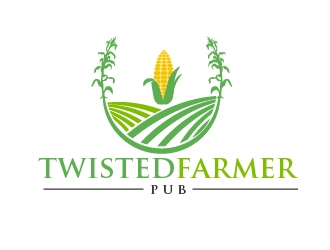 Twisted Farmer Pub logo design by shravya