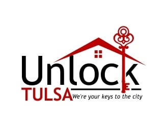 Unlock Tulsa logo design by ruki