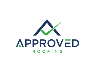 Approved Roofing logo design by ammad