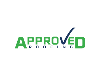 Approved Roofing logo design by ammad