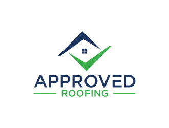Approved Roofing logo design by ammad