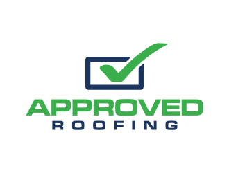 Approved Roofing logo design by ammad