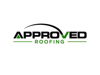 Approved Roofing logo design by maze