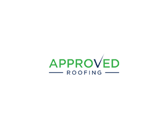 Approved Roofing logo design by hatori