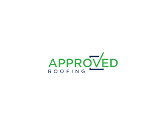 Approved Roofing logo design by hatori