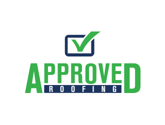 Approved Roofing logo design by Inlogoz