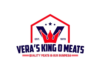 Veras King O Meats logo design by yans