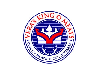 Veras King O Meats logo design by maze
