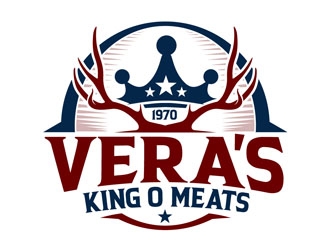 Veras King O Meats logo design by DreamLogoDesign