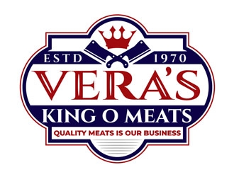 Veras King O Meats logo design by DreamLogoDesign