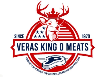 Veras King O Meats logo design by Suvendu