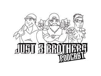 Just 3 Brothers Podcast logo design by aryamaity