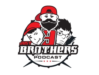 Just 3 Brothers Podcast logo design by Suvendu
