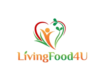 LivingFood4U logo design by jaize