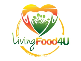 LivingFood4U logo design by REDCROW
