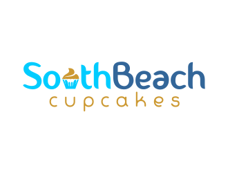 SouthBeach Cupcakes logo design by Dhieko