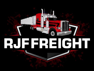 RJF Freight logo design by AamirKhan