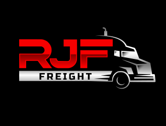 RJF Freight logo design by BeDesign