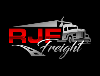 RJF Freight logo design by cintoko