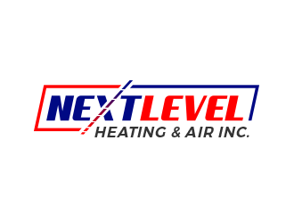 NEXT LEVEL HEATING AND AIR, INC. logo design by scriotx