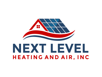 NEXT LEVEL HEATING AND AIR, INC. logo design by Girly
